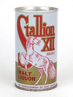 1968 Stallion XII Malt Liquor 12oz Tab Top Can T126-04