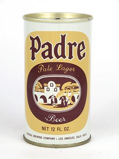 1967 Padre Beer 12oz Tab Top Can T107-01.3
