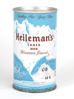 1962 Heileman's Lager Beer 12oz Flat Top Can 81-22