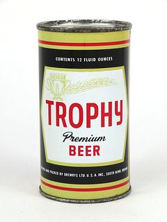 1958 Trophy Premium Beer 12oz Flat Top Can 140-03