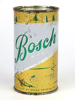 1958 Bosch Beer 12oz Flat Top Can 40-39