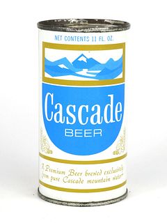 1960 Cascade Beer 11oz Flat Top Can 48-24