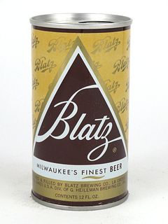 1970 Blatz Beer 12oz Tab Top Can T43-14v.2