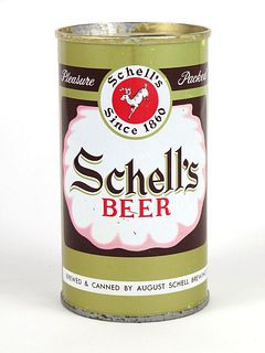 1964 Schell's Beer 12oz Tab Top Can T118-22
