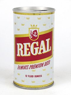 1968 Regal Beer 12oz Tab Top Can T113-28