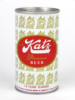 1970 Katz Premium Beer 12oz Tab Top Can T84-11