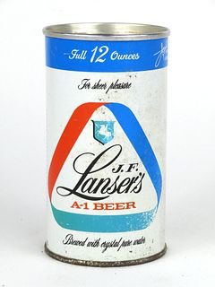1963 J.F. Lansers Beer 12oz Tab Top Can T83-18