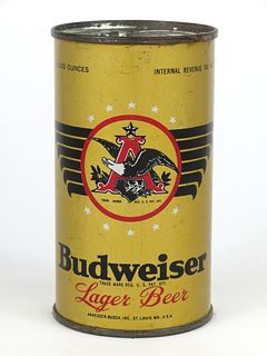 1948 Budweiser Lager Beer 12oz Flat Top Can OI161