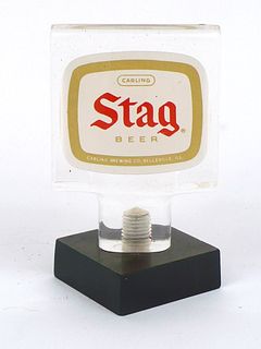 1963 Stag Beer  Acrylic Tap Handle