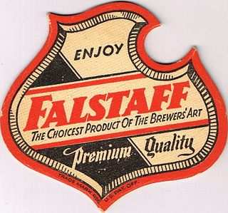 1948 Falstaff Beer 4¼ inch coaster Coaster MO-FALS-16