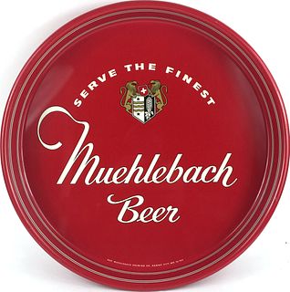 1946 Muehlebach Beer 13 inch tray Serving Tray