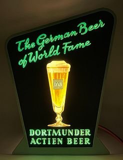 1960 Dortmunder Aktien Beer  Sign