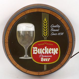 1961 Buckeye Beer (bubbler bulb missing)  Motion Sign