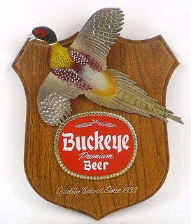 1965 Buckeye Premium Beer  Pheasant Sign