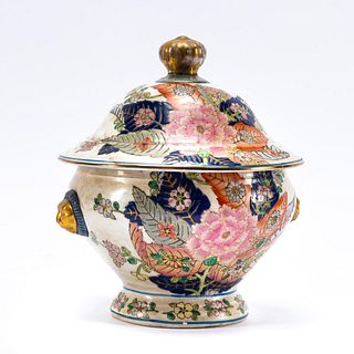 CHINESE TOBACCO LEAF EXPORT LIDDED TUREEN
