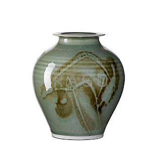 BROTHER THOMAS BEZANSON Porcelain vase
