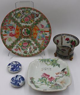 Grouping of Chinese Porcelain and Enamel.
