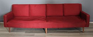 Midcentury Upholstered Sofa.