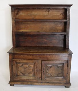 18th / 19th Century Continental Step Back Cabinet