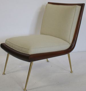 Unsigned Midcentury Chair In The Style Of Gibbings