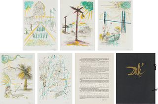 Salvador Dalí  San Francisco Suite (Michler & Löpsinger 435-439. Field 70-74)