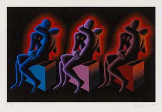 Mark Kostabi  Claude's Exercise in Color Theory