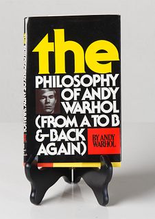 Andy Warhol  The Philosophy of Andy Warhol (From A to B and Back Again)