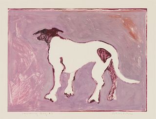 Fritz Scholder  Standing Dog #3