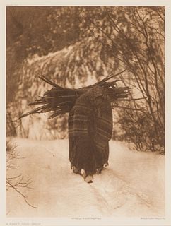 Edward Sheriff Curtis  A Heavy Load - Sioux