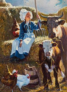 Phil Beck  Untitled (Farm Girl)
