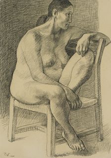 Francisco Zúñiga  Desnudo sentado (Seated nude)