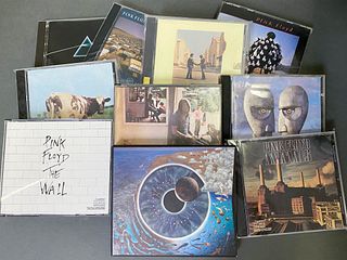 Group of Pink Floyd CDs