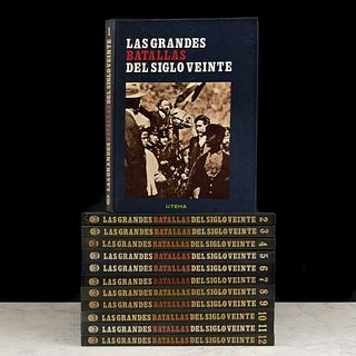 Las Grandes Batallas del Siglo Veinte. México: Uthea, 1982. 1917 p.  Tomos I - XII.  Profusamente ilustrados.  Piezas: 12.