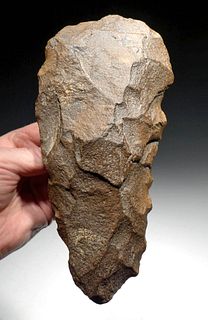 Sahara Homo Ergaster Acheulean Stone Lanceolate Axe