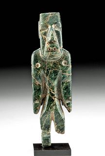 Superb Olmec Jade Standing Figure