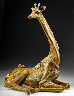 Large Nano Lopez Bronze - "Olivia" Giraffe (2011)