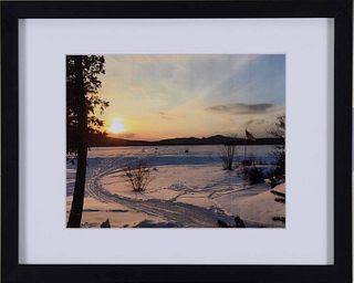 ANDREA WARNER, Sun Setting in Northern Maine