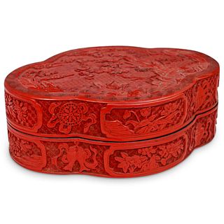 Chinese Cinnabar Lacquer Box