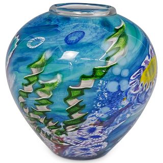 Chris Pantano Reef Art Glass Vase