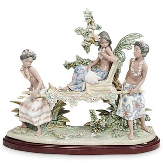 Lladro "Hawaiian Festival" Porcelain Grouping