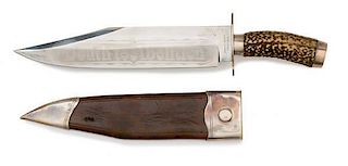 Sheffield Bowie Knife by Meridith & Son 