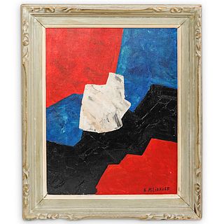 Serge Poliakoff (Russian. 1900-1969) Oil Painting