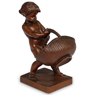 L.E. Barrias (French, 1841) Bronze Sculpture