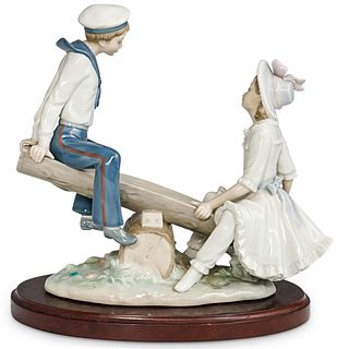 Lladro Porcelain "Seesaw" Figurine