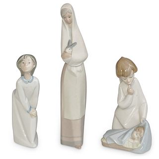 (3Pc) Lladro Figural Grouping