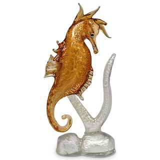 Seahorse Venetian Glass Figurine