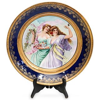 Antique Royal Vienna Maidens Plate