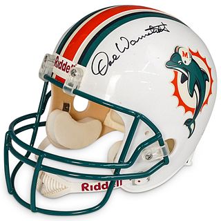 Autographed Miami Dolphins Riddell Helmet