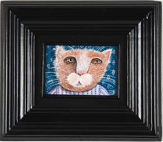 BARBARA JOHANSEN NEWMAN, Cat With Pretty Eyes