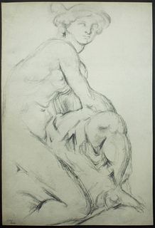 Paul Cezanne - Sketch after Puget's 'Milo of Croton'